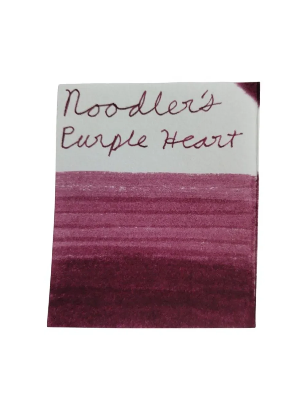 Noodler's Purple Heart Fountain Pen Ink 3 Oz Glass Bottle Like New Purple Ink